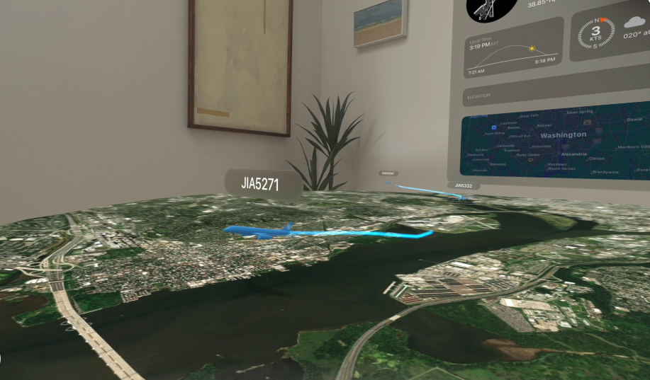 Maps 3d Apple Vision Pro