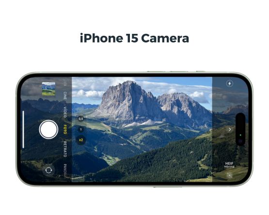 iPhone 15 camera